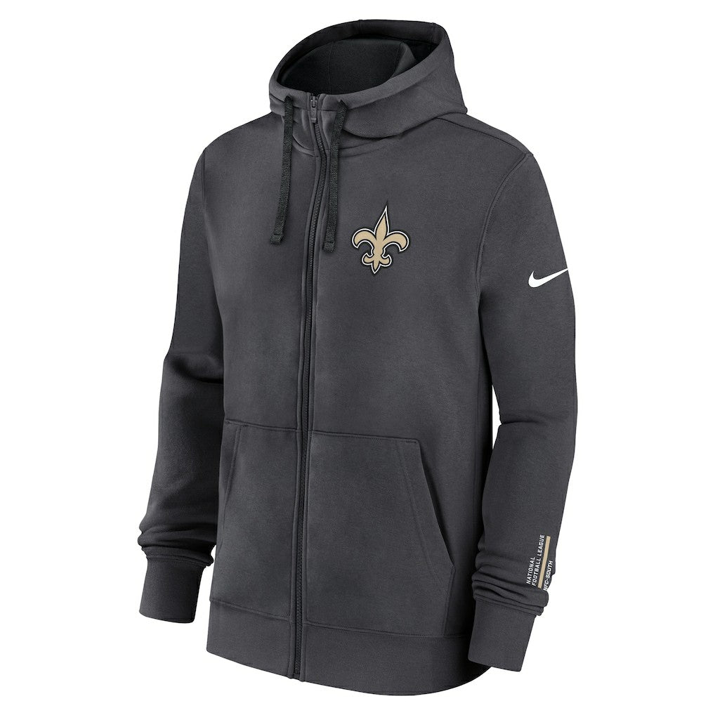 Primetime Club Full-Zip Hoodie - New Orleans Saints
