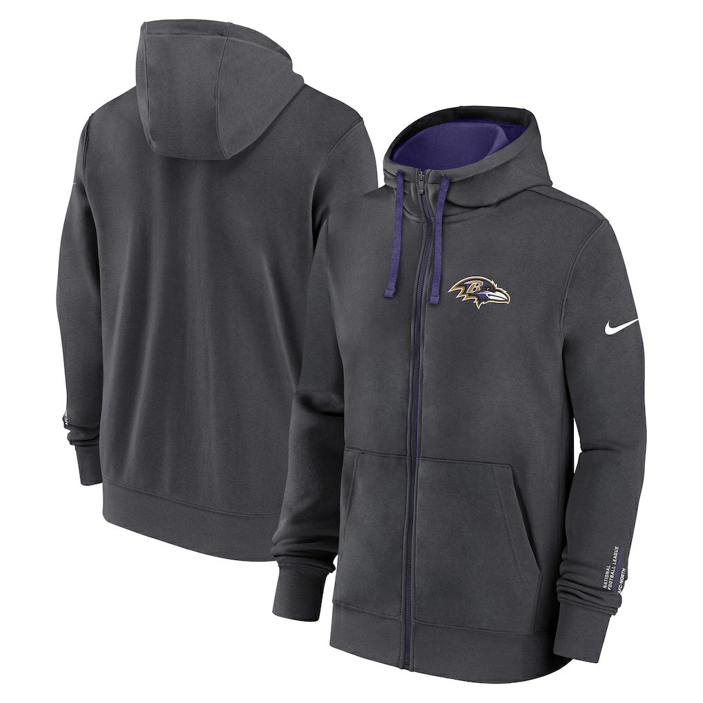 Primetime Club Full-Zip Hoodie - Baltimore Ravens