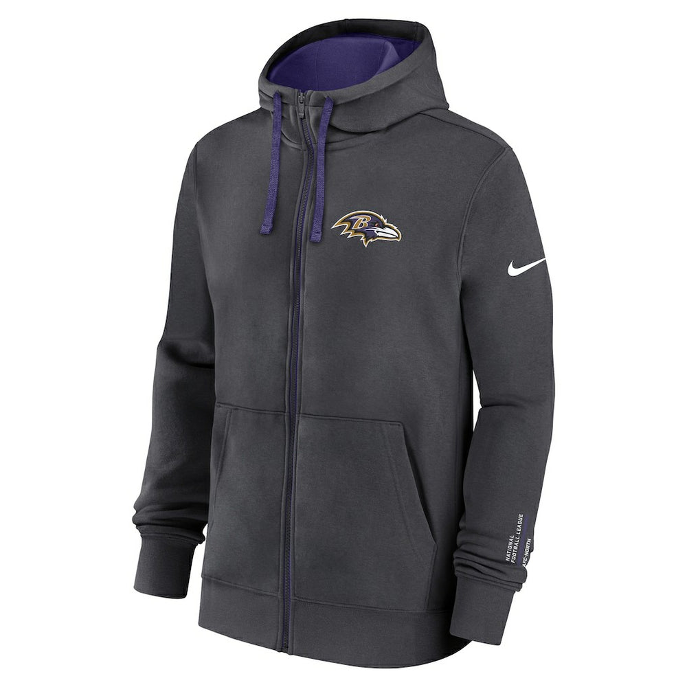 Primetime Club Full-Zip Hoodie - Baltimore Ravens
