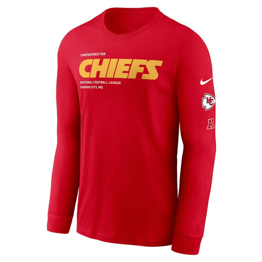 Play to Win Essential Long Sleeve T-Shirt - Kansas City Chiefs