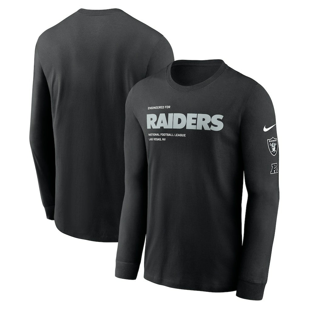 Play to Win Essential Long Sleeve T-Shirt - Las Vegas Raiders