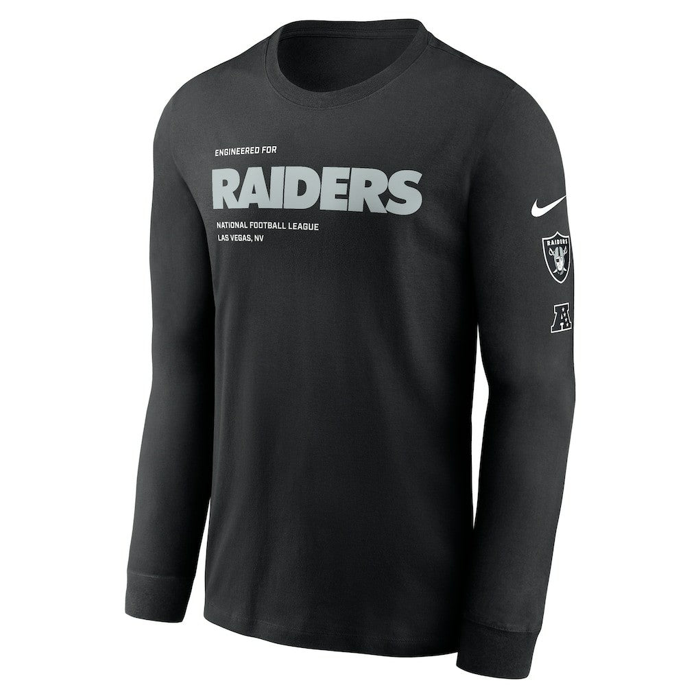 Play to Win Essential Long Sleeve T-Shirt - Las Vegas Raiders