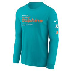 Play to Win Essential Long Sleeve T-Shirt - Miami Dolphins