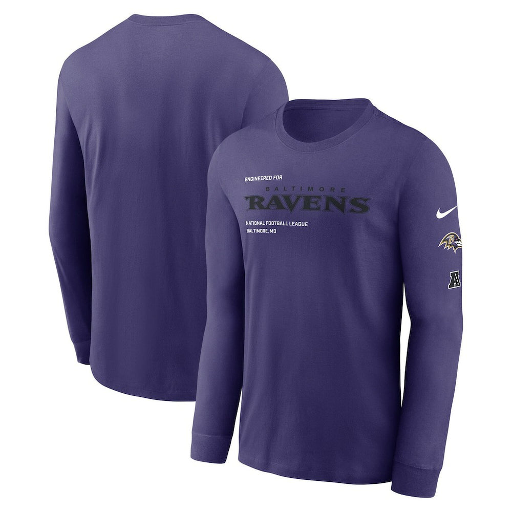 Play to Win Essential Long Sleeve T-Shirt - Baltimore Ravens