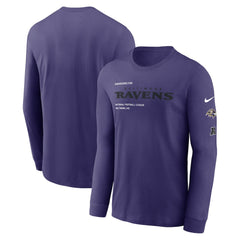 Play to Win Essential Long Sleeve T-Shirt - Baltimore Ravens