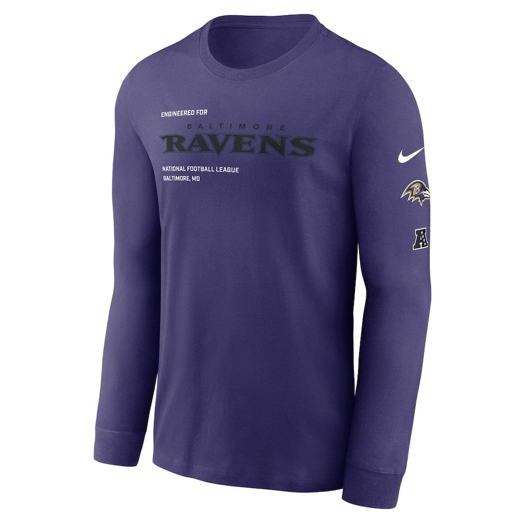 Play to Win Essential Long Sleeve T-Shirt - Baltimore Ravens