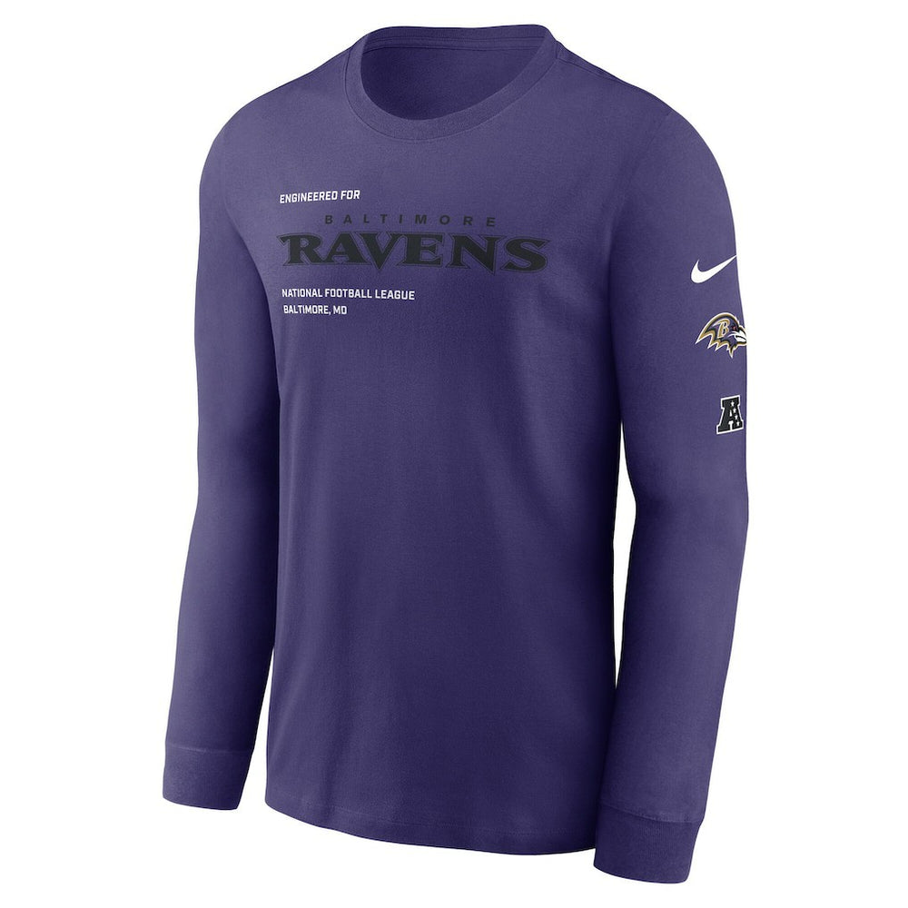Play to Win Essential Long Sleeve T-Shirt - Baltimore Ravens