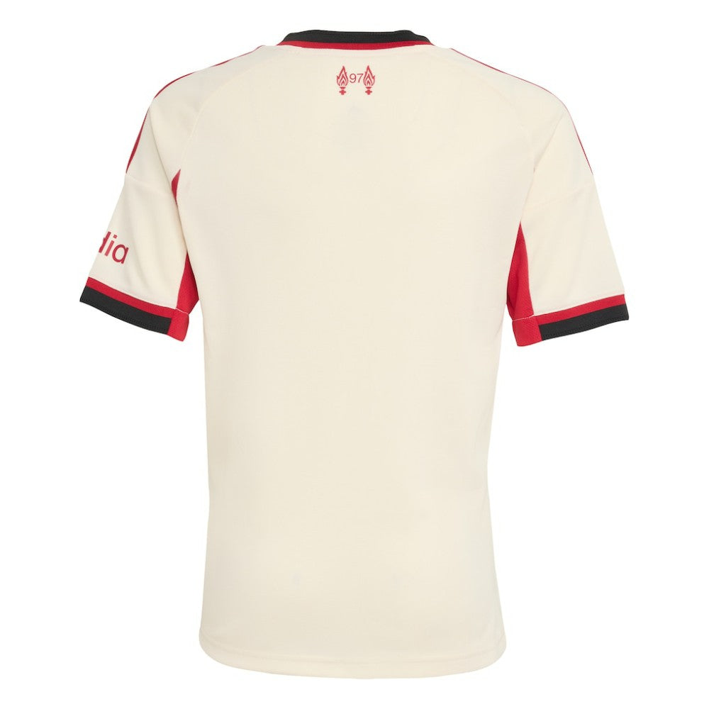 Liverpool Youth 2025/26 Away Replica Jersey - Adidas White