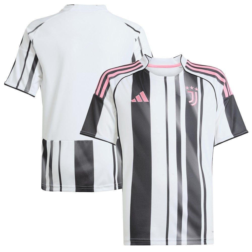 Juventus Youth 2025/26 Home Replica Jersey - Adidas White