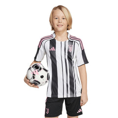 Juventus Youth 2025/26 Home Replica Jersey - Adidas White