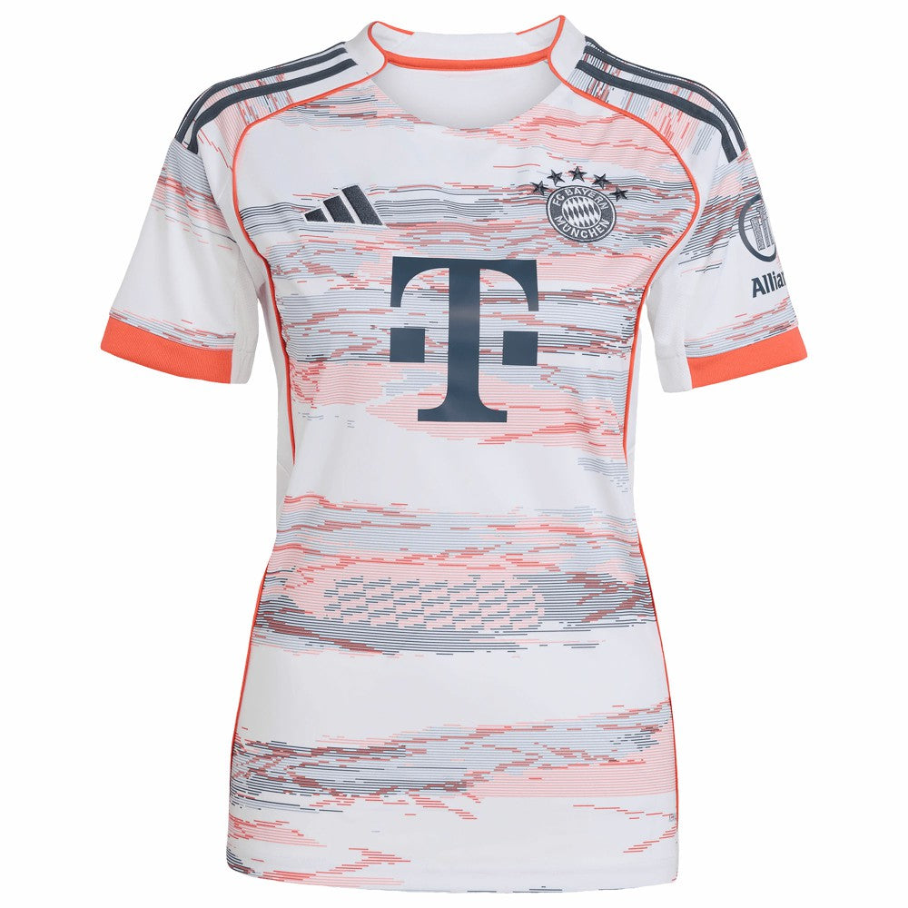 Bayern Munich Women's 2025/26 Away Replica Jersey - Adidas White