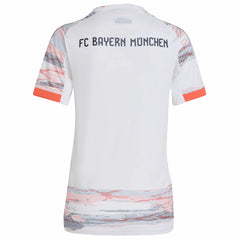 Bayern Munich Women's 2025/26 Away Replica Jersey - Adidas White