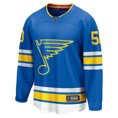 NHL Blue Jordan Binnington St. Louis Blues Fanatics Home Breakaway Player Jersey
