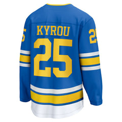 NHL Blue Jordan Kyrou St. Louis Blues Fanatics Home Breakaway Player Jersey