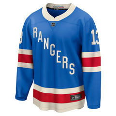 NHL Blue Alexis Lafreniere New York Rangers Fanatics Centennial Breakaway Jersey