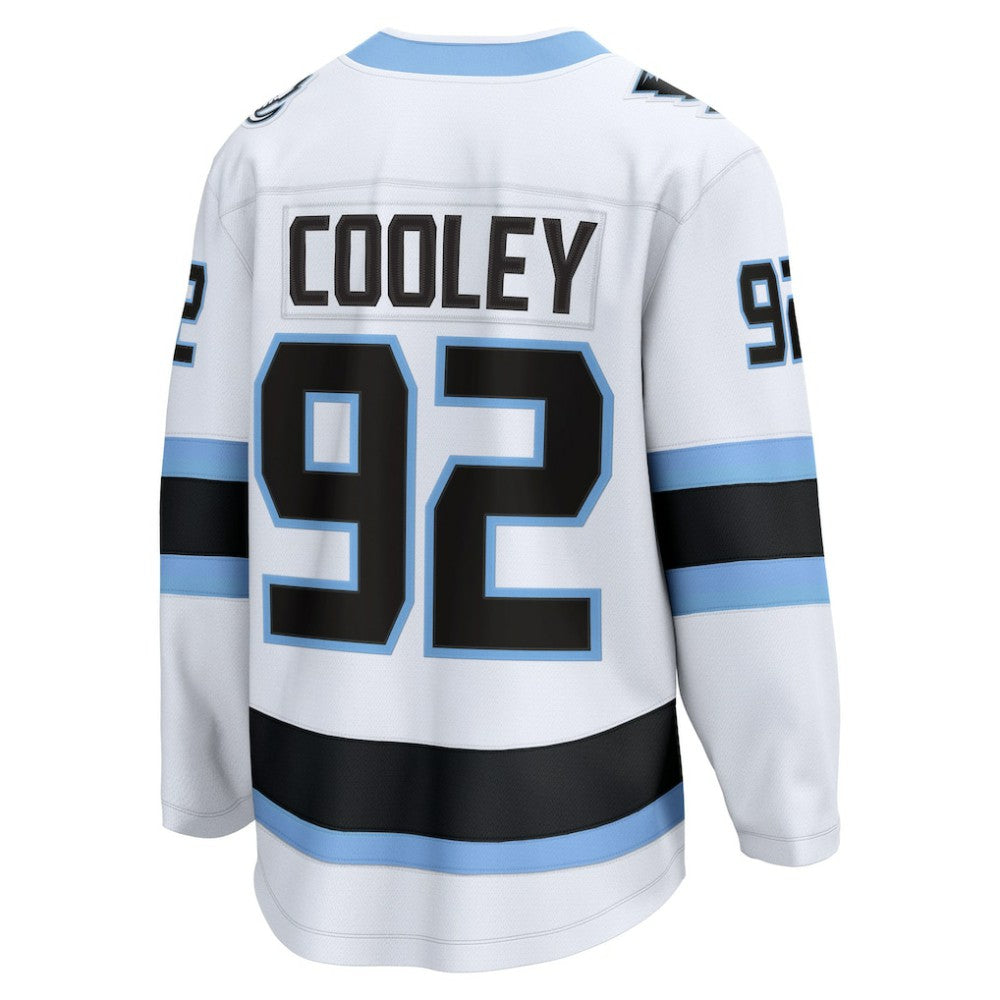 NHL White Logan Cooley Utah Mammoth Fanatics Away Breakaway Player Jersey