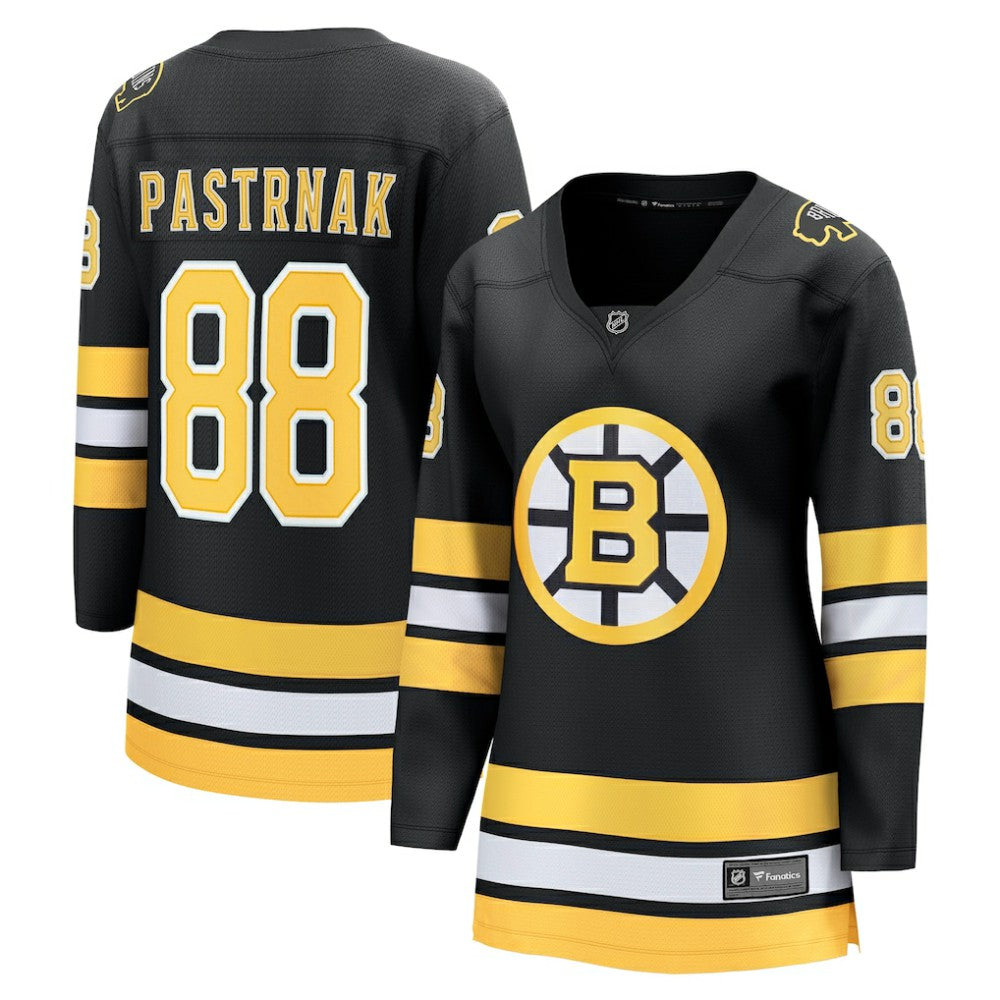 NHL Black David Pastrnak Boston Bruins Fanatics Women's Home Breakaway Player Jersey