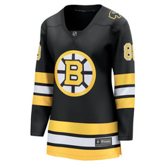 NHL Black David Pastrnak Boston Bruins Fanatics Women's Home Breakaway Player Jersey