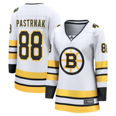NHL White David Pastrnak Boston Bruins Fanatics Women's Away Breakaway Player Jersey