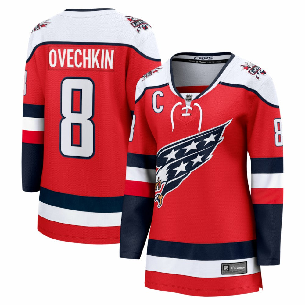 NHL Red Alexander Ovechkin Washington Capitals Fanatics Women's Alternate Breakaway Player Jersey
