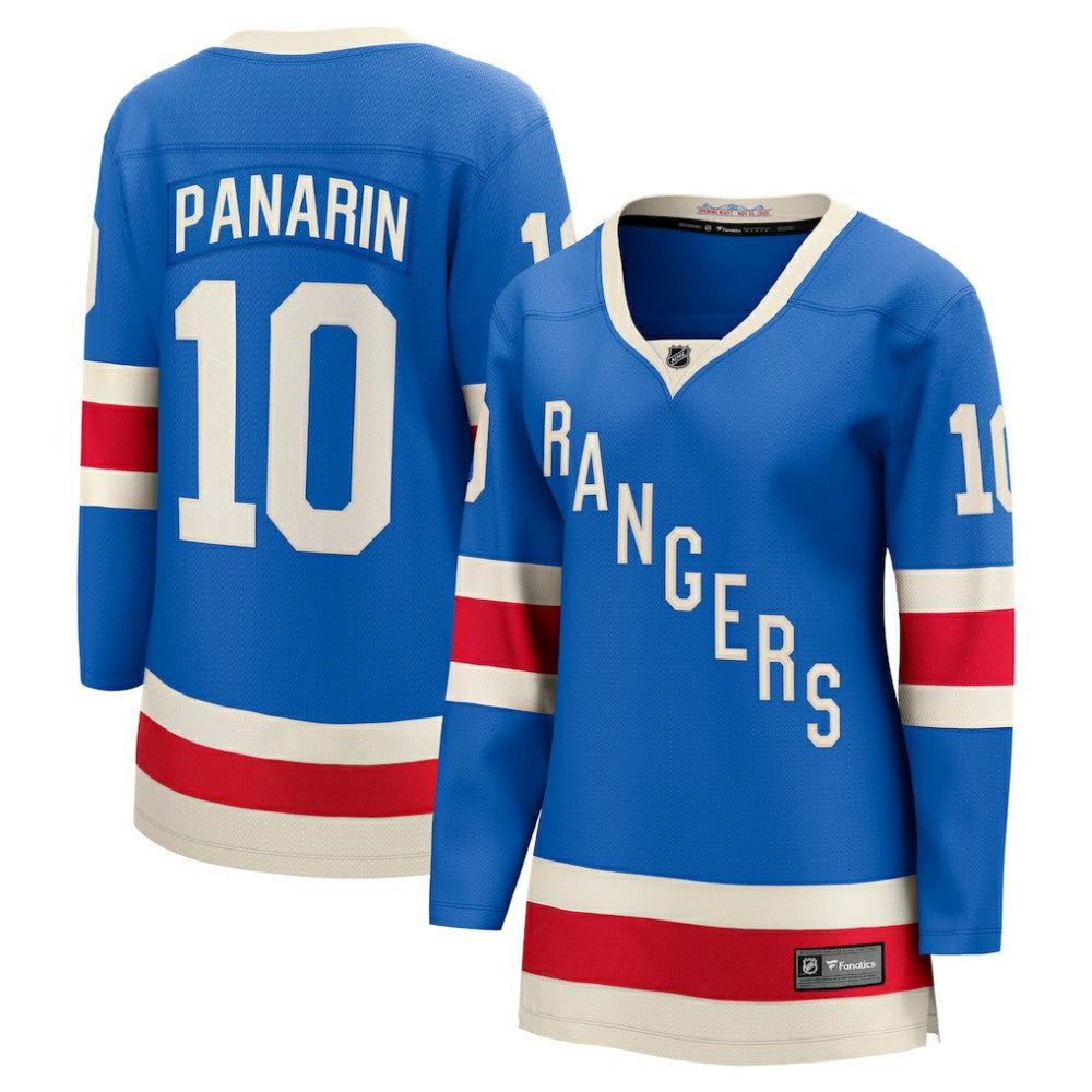NHL Blue Artemi Panarin New York Rangers Fanatics Women's Centennial Breakaway Jersey