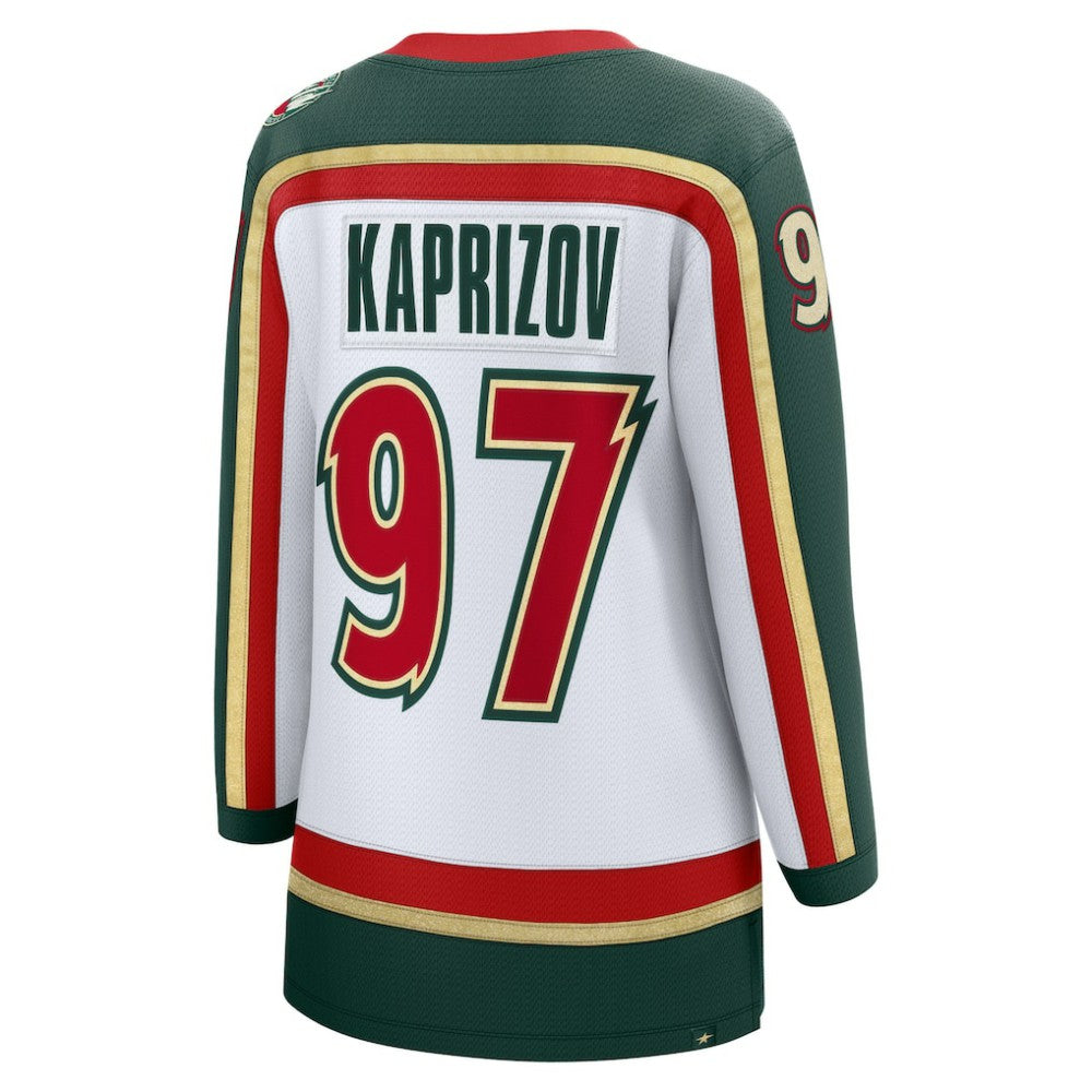 NHL White Kirill Kaprizov Minnesota Wild Fanatics Women's 25th Anniversary Breakaway Player Jersey