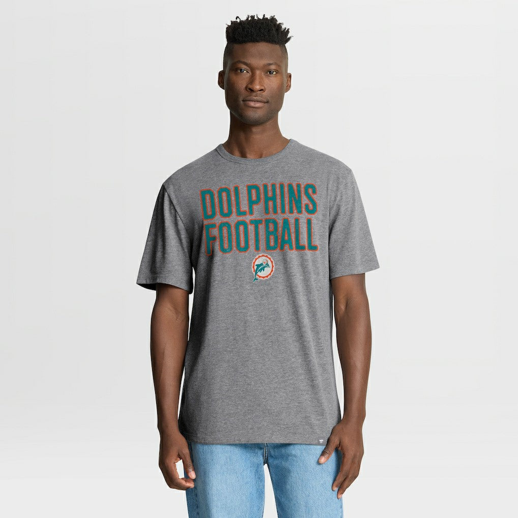 First Down Tribute Tri-Blend T-Shirt - Miami Dolphins