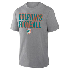 First Down Tribute Tri-Blend T-Shirt - Miami Dolphins