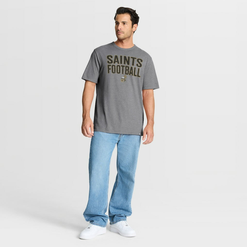 First Down Tribute Tri-Blend T-Shirt - New Orleans Saints