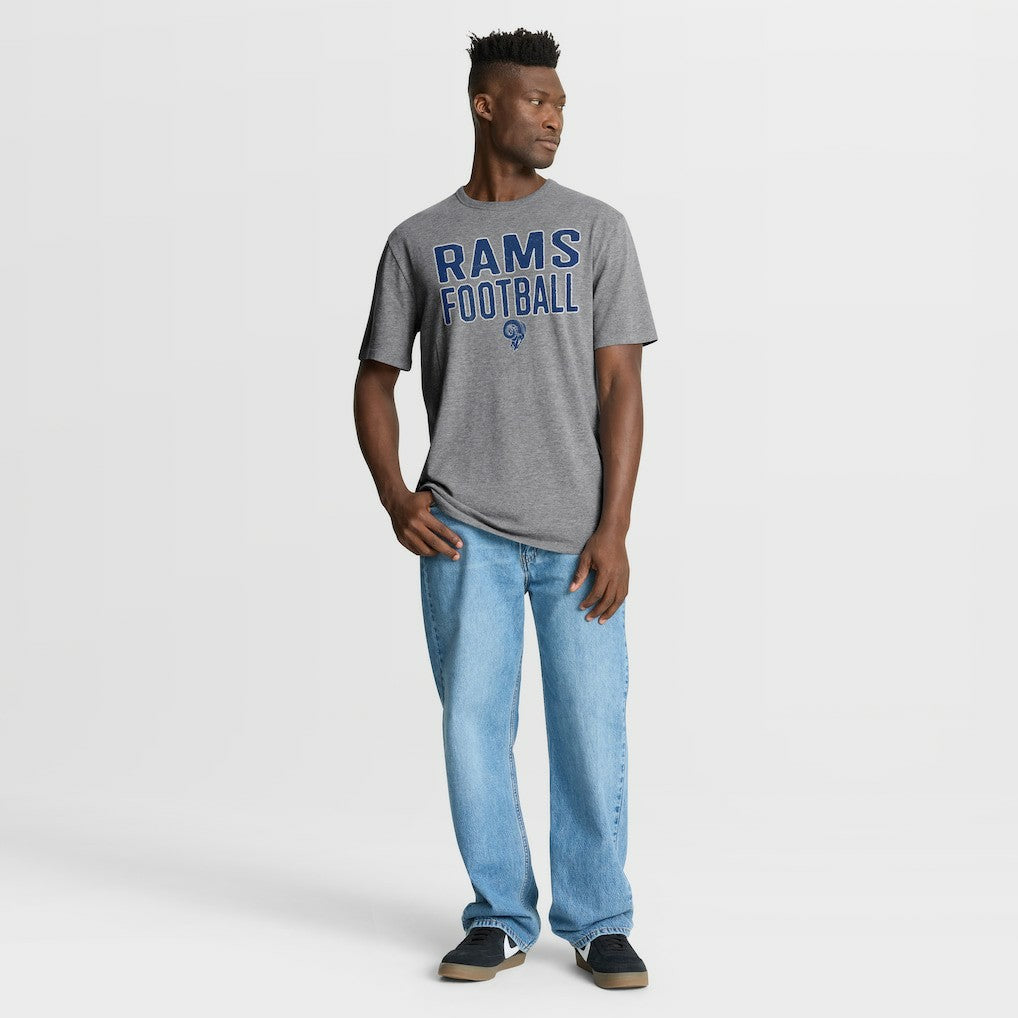 First Down Tribute Tri-Blend T-Shirt - Los Angeles Rams
