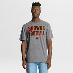 First Down Tribute Tri-Blend T-Shirt - Cleveland Browns