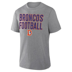 First Down Tribute Tri-Blend T-Shirt - Denver Broncos