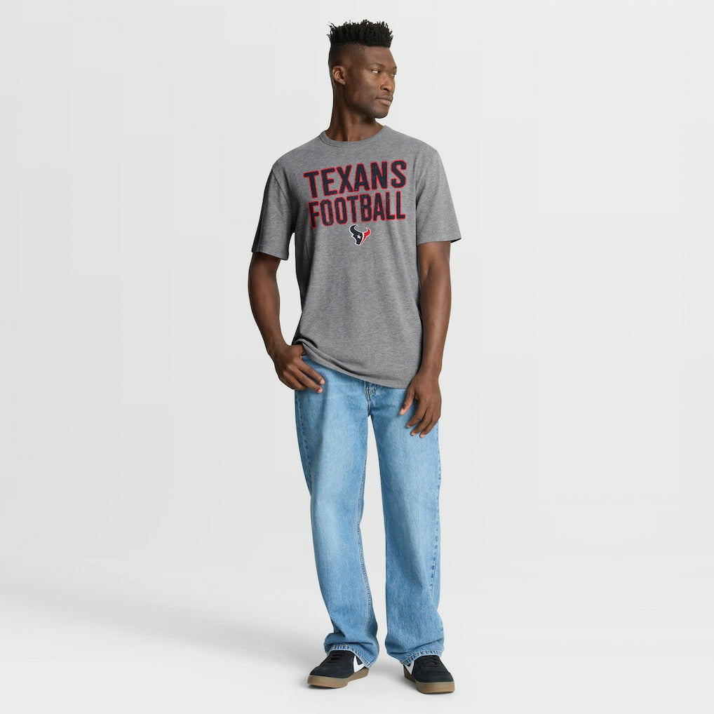 First Down Tribute Tri-Blend T-Shirt - Houston Texans