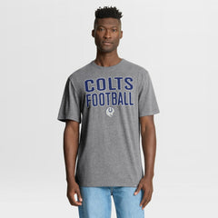 First Down Tribute Tri-Blend T-Shirt - Indianapolis Colts