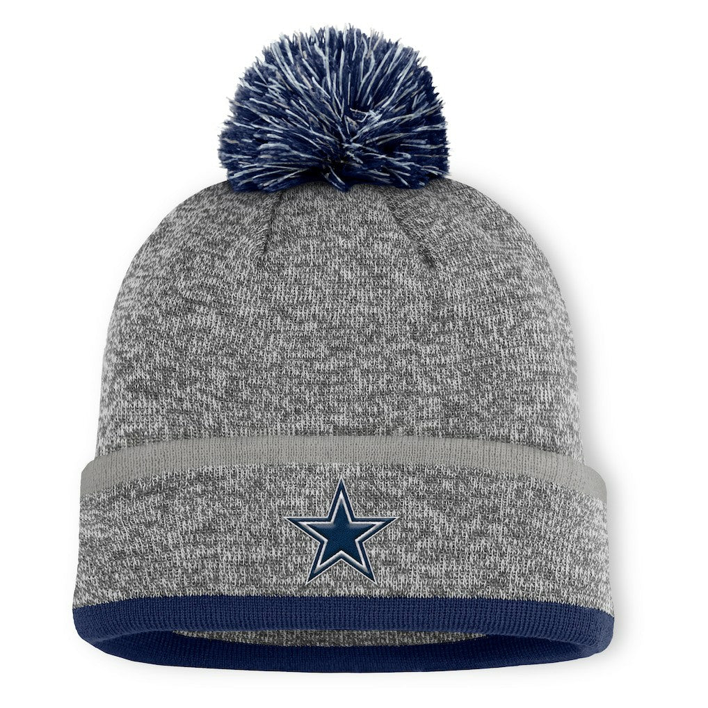 Motion Cuffed Knit Hat with Pom - Dallas Cowboys