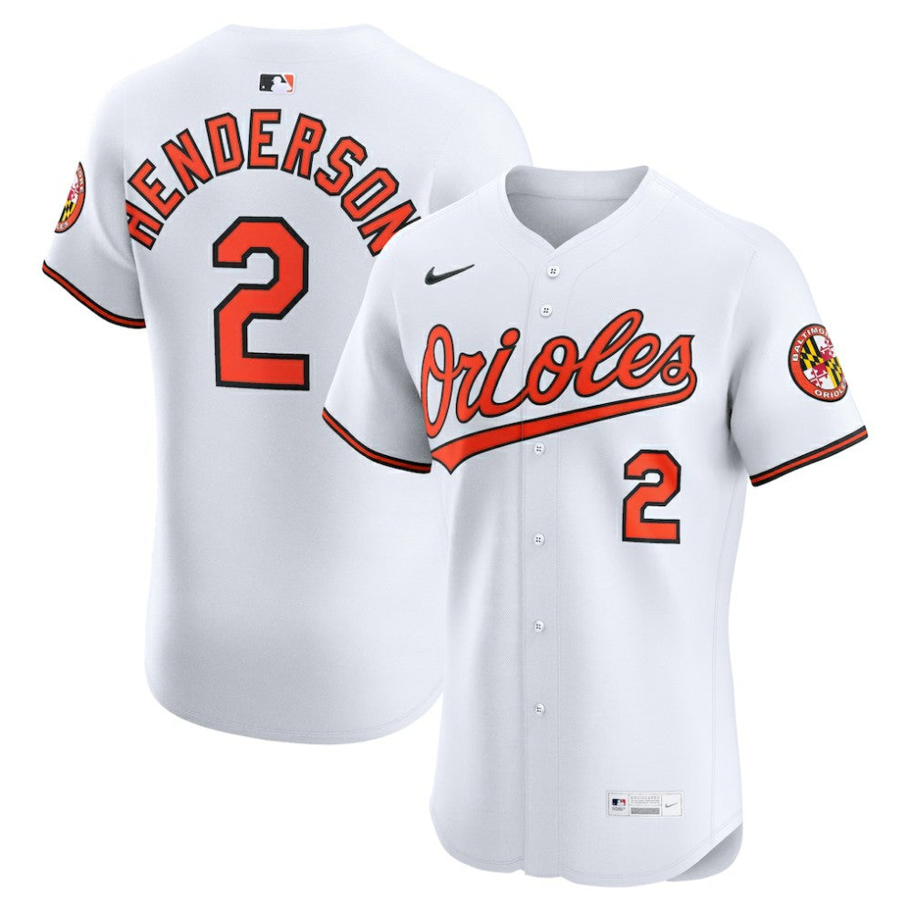 MLB Gunnar Henderson Baltimore Orioles Nike Home Elite Jersey