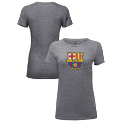 Barcelona 1863FC Women's Color Badge Tri-Blend T-Shirt -  Heather Gray