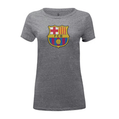 Barcelona 1863FC Women's Color Badge Tri-Blend T-Shirt -  Heather Gray