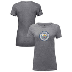 Manchester City 1863FC Women's Color Badge Tri-Blend T-Shirt -  Heather Gray
