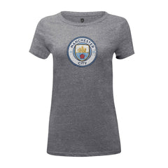 Manchester City 1863FC Women's Color Badge Tri-Blend T-Shirt -  Heather Gray
