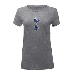 Tottenham Hotspur 1863FC Women's Color Badge Tri-Blend T-Shirt -  Heather Gray
