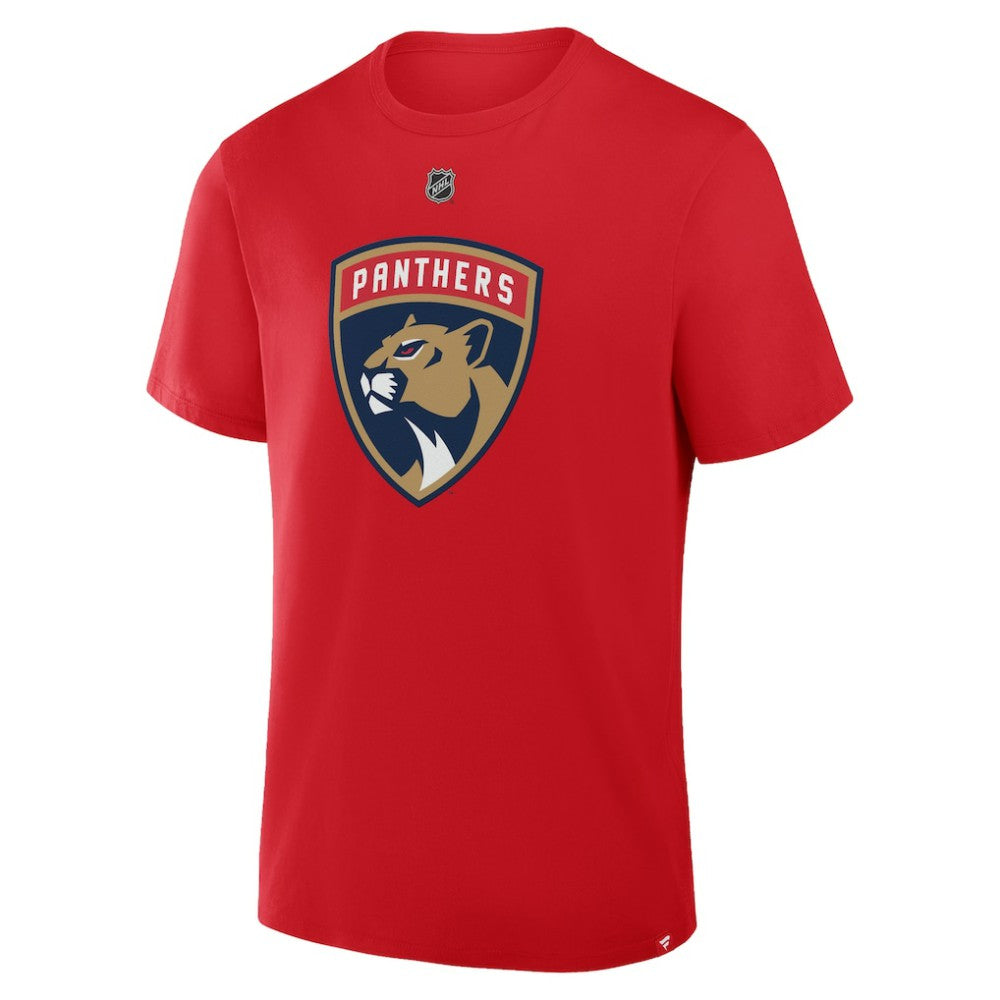 NHL Red Matthew Tkachuk Florida Panthers Fanatics Authentic Stack Name & Number T-Shirt