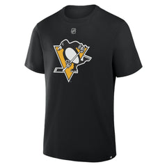 NHL Black Erik Karlsson Pittsburgh Penguins Fanatics Authentic Stack Name & Number T-Shirt