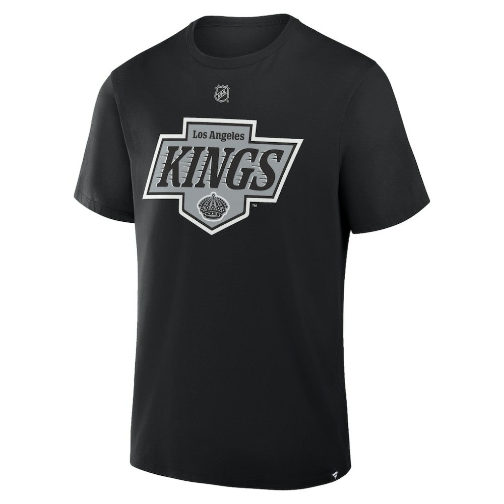 NHL Black Drew Doughty Los Angeles Kings Fanatics Authentic Stack Name & Number T-Shirt