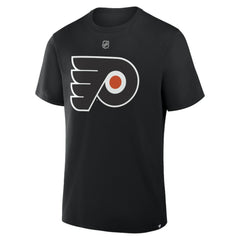 NHL Black Travis Konecny Philadelphia Flyers Fanatics Authentic Stack Name & Number T-Shirt