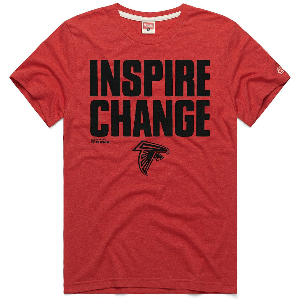 Homage Unisex 2024 Inspire Change Tri-Blend T-Shirt - Atlanta Falcons