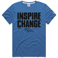 Homage Unisex 2024 Inspire Change Tri-Blend T-Shirt - Denver Broncos