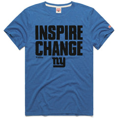 Homage Unisex 2024 Inspire Change Tri-Blend T-Shirt - New York Giants
