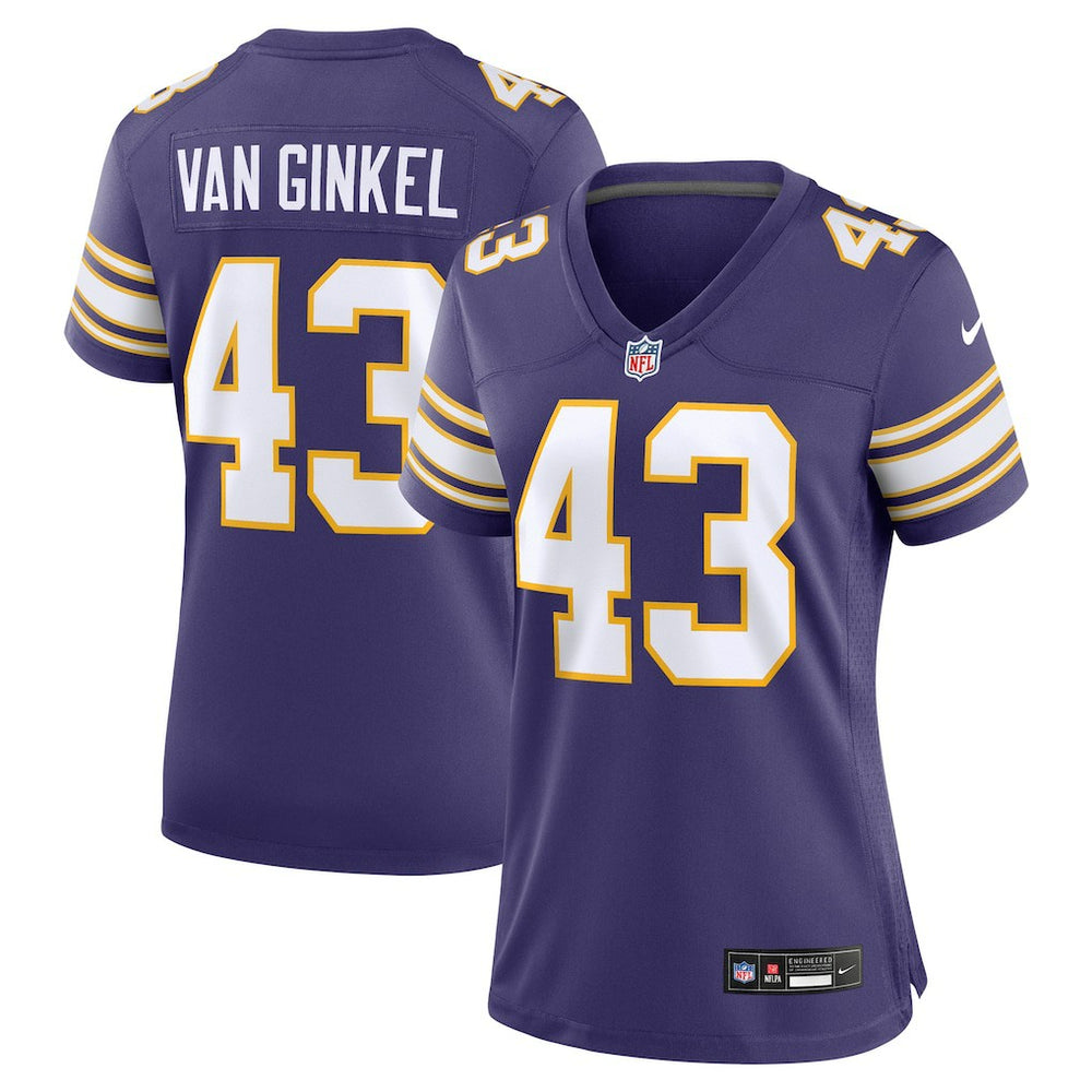 Andrew Van Ginkel  Women's Alternate Game Jersey - Minnesota Vikings