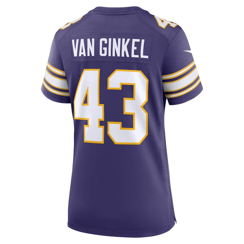 Andrew Van Ginkel  Women's Alternate Game Jersey - Minnesota Vikings